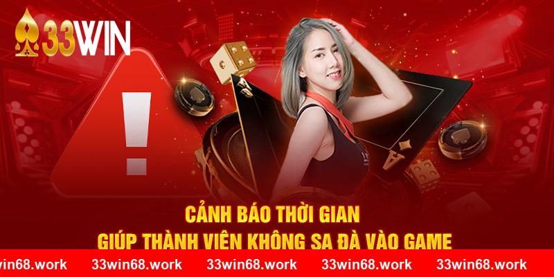 Cảnh báo thời gian giúp thành viên không sa đà vào game